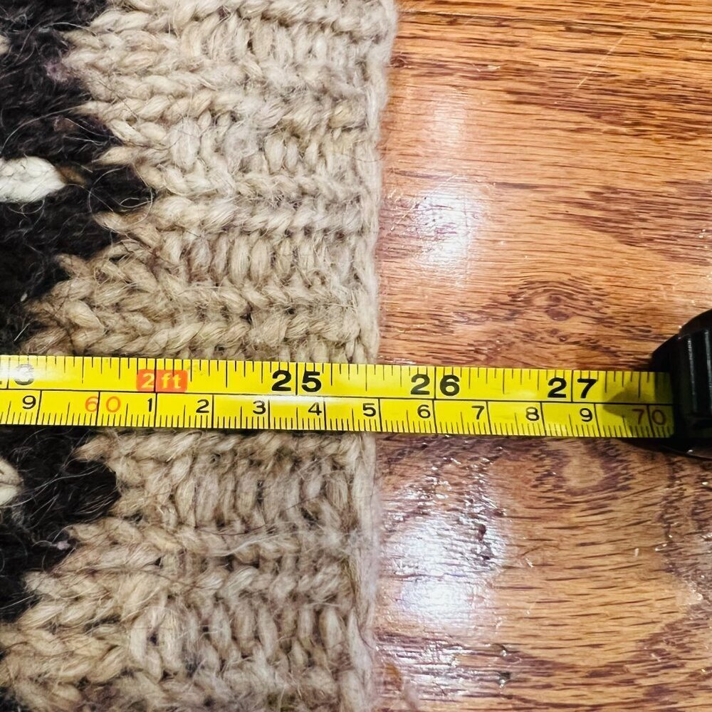 Hilda ltd Icelandic Wool Hand Knit Nordic Sweater Size Medium - Picture 8 of 16